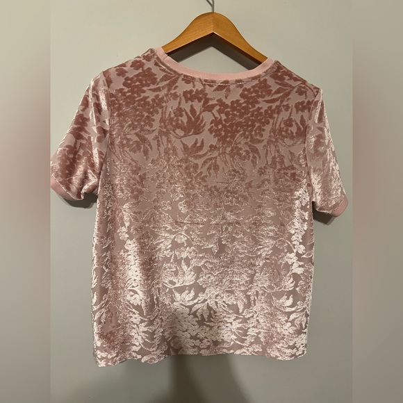 A New Day floral velour top - Picture 5 of 6